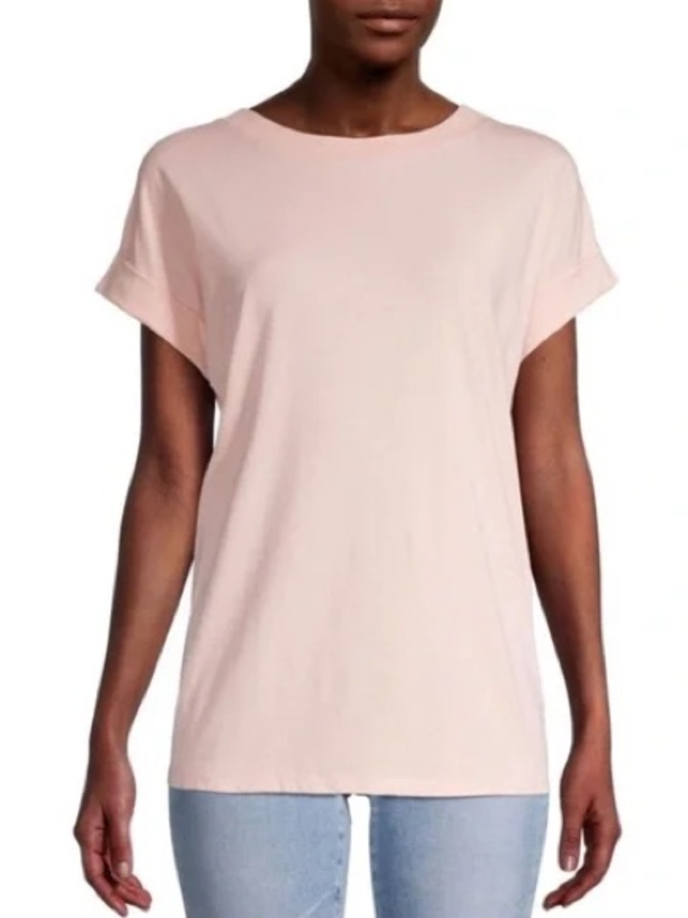 All Saints Imogen Boy Tee Women’s Short Sleeve Shirt Size XS/S Boxy Blush Pink